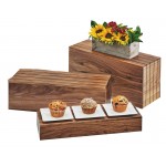 Rectangle Walnut Risers